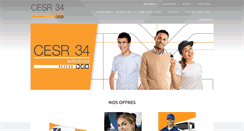 Desktop Screenshot of cesr34.com
